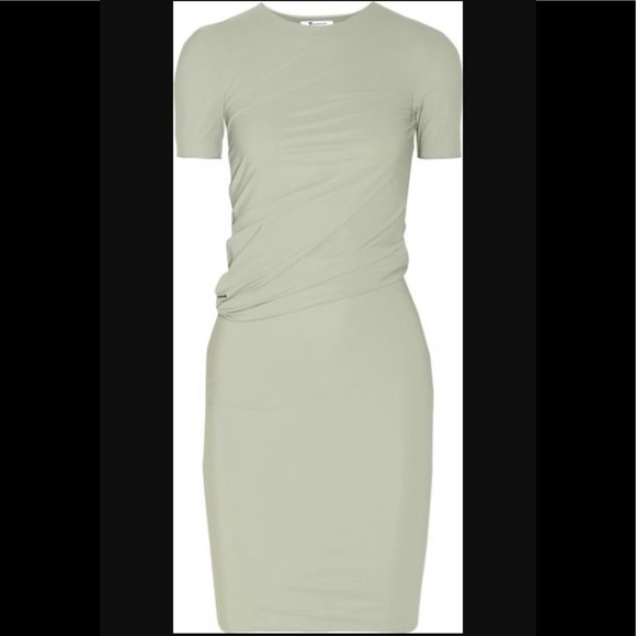 T by Alexander Wang Gray Draped Jersey Dress sz S - Picture 3 of 4